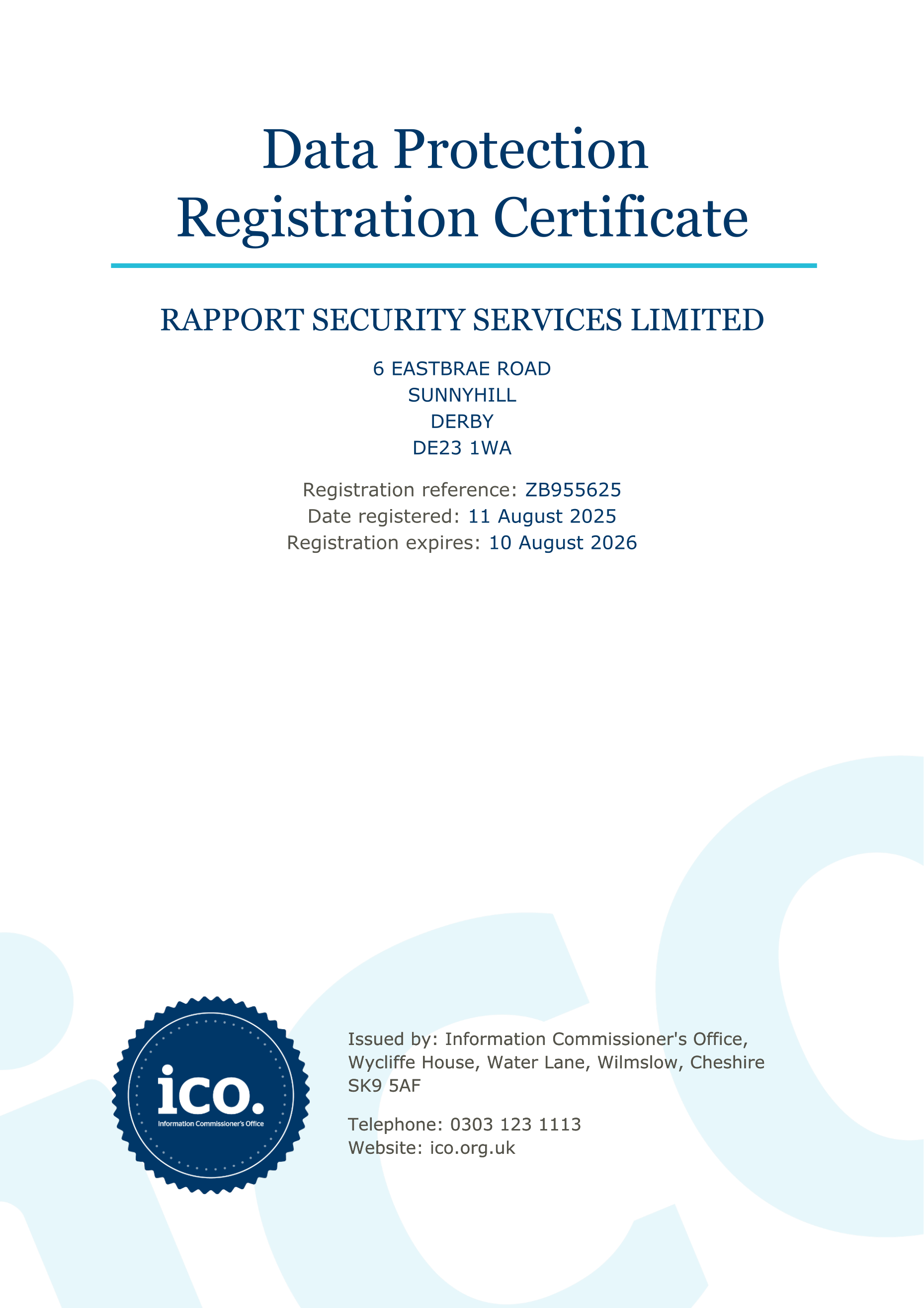 Information Commissioner's Office (ICO)